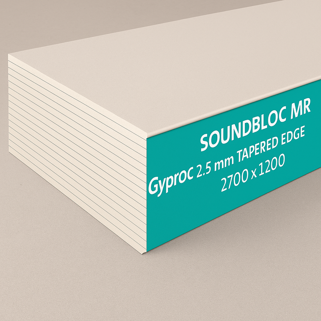 Gyproc SoundBloc MR 12.5 mm Tapered Edge 2700x1200