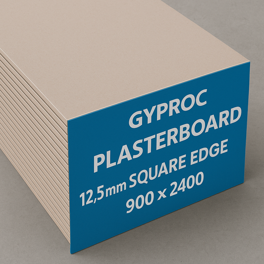 Gyproc Plasterboard 12.5 mm Square Edge 900×2400