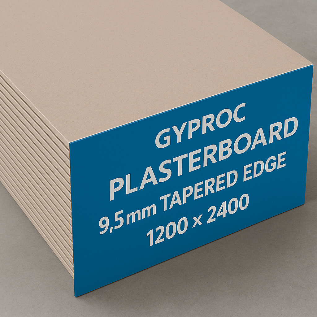 Gyproc Plasterboard 9.5 mm Tapered Edge 1200×2400